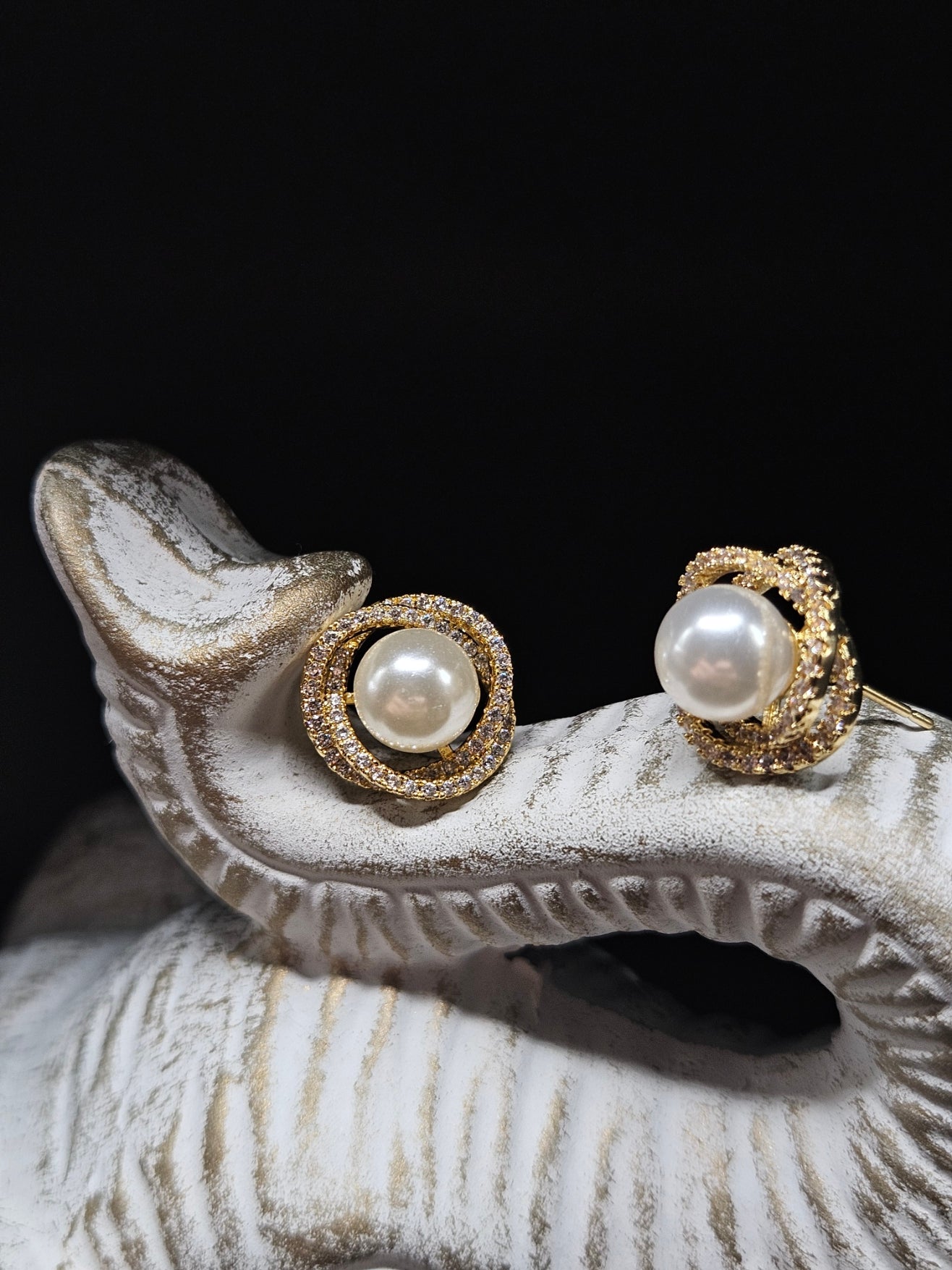 Boucles d'oreilles Saraswati Eveil de l'Âme - Acier inoxydable - Les déesses en lumière