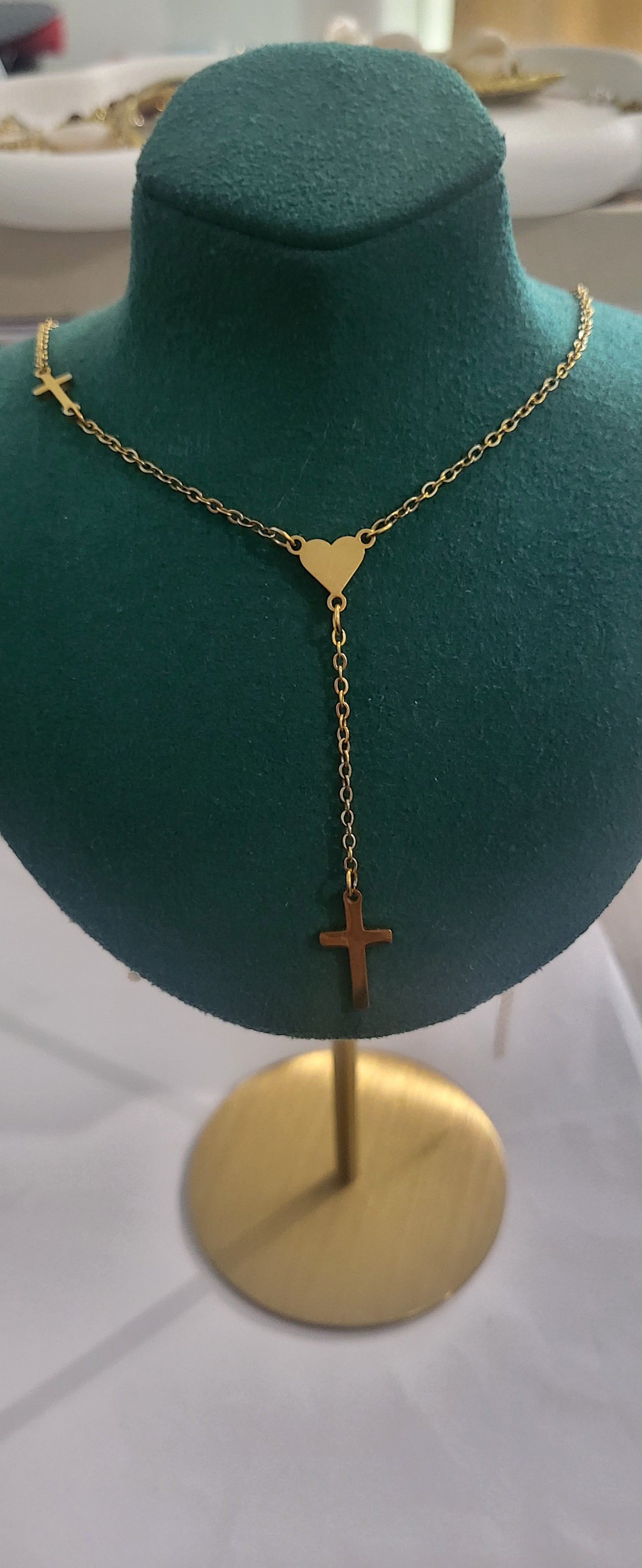 Collier Hestia - acier inoxydable - les déesses en lumière