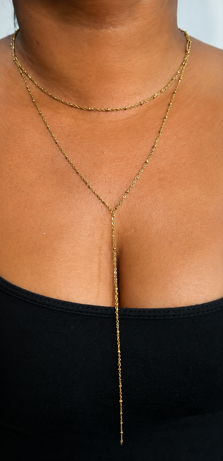 Collier Isadora - acier inoxydable - les déesses en lumière 